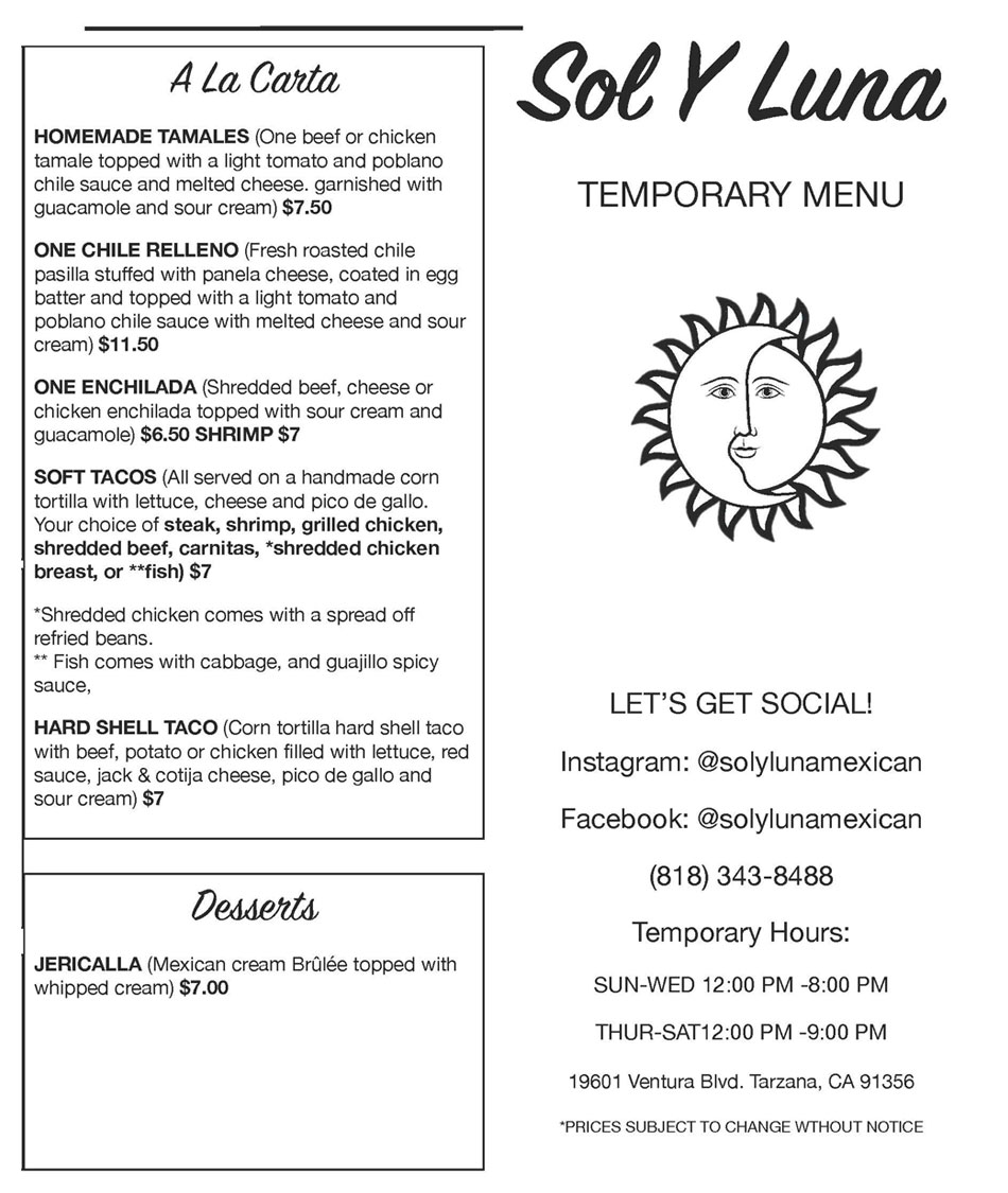 Sol y Luna - temp menu 4